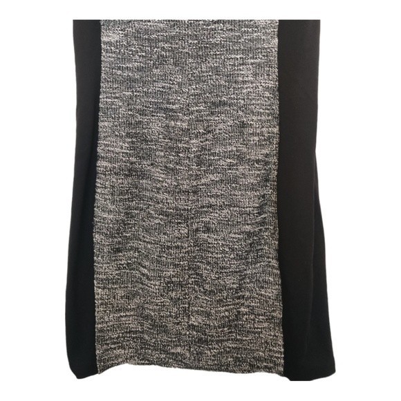 Eileen Fisher Color Block Neck Dress w/ Ponte & Tweedy Knitted Detail. Size XS - Picture 7 of 12